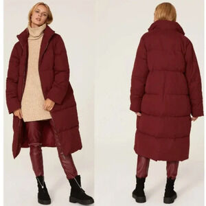 Sweet Baby Jamie Ruby Coat Puffer  Burgundy S